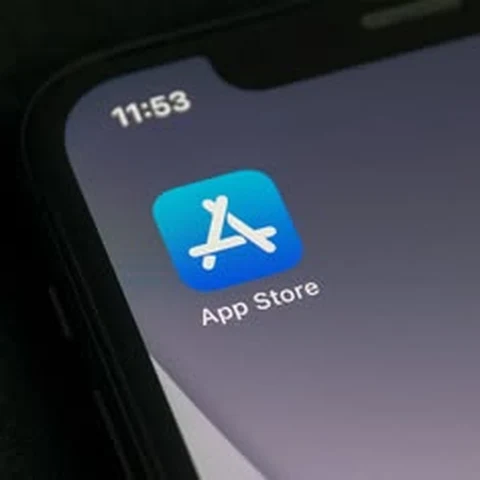 App Store icon on an iPhone screen
